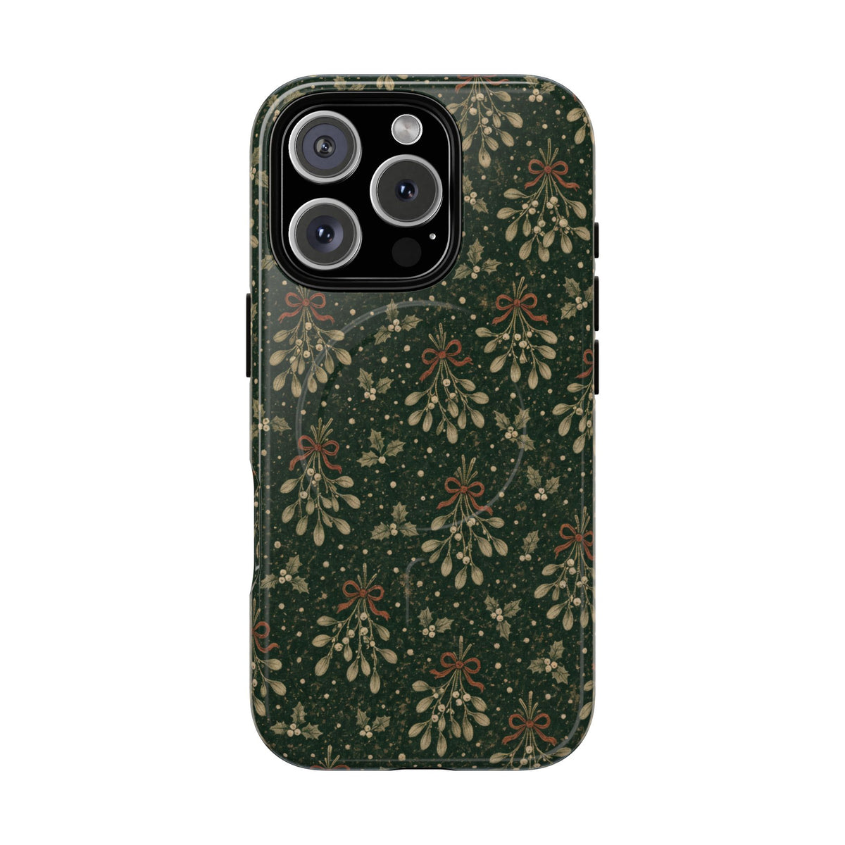 Mistletoe Etching Magnetic Case