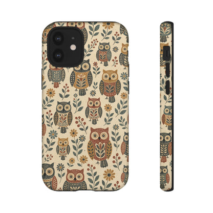 Folk Owls Tough Case