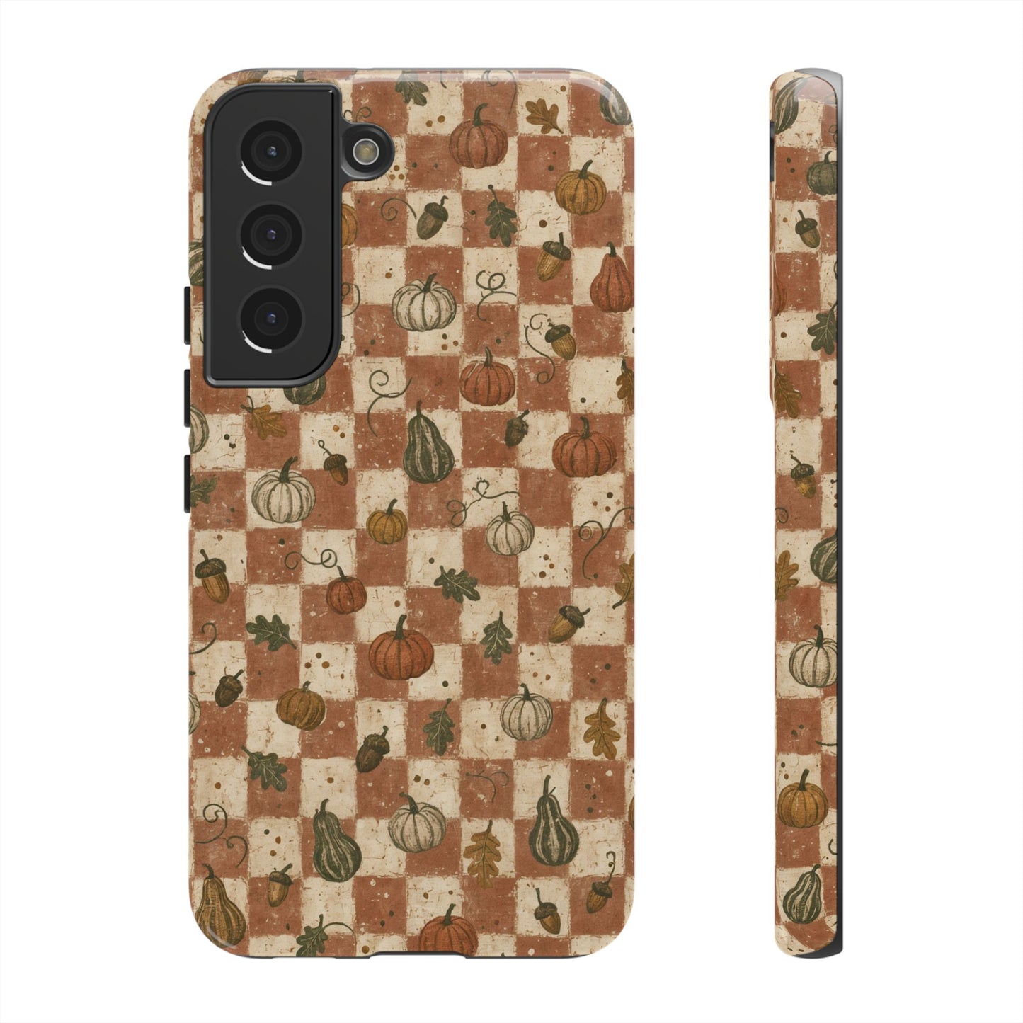 Pumpkin Checker Tough Case