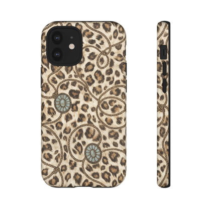 Leopard Rope Conchos Tough Case