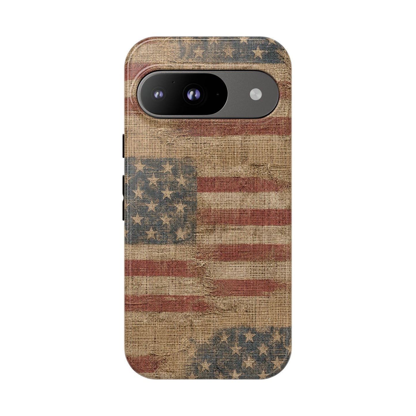 Burlap Flag Tough Case