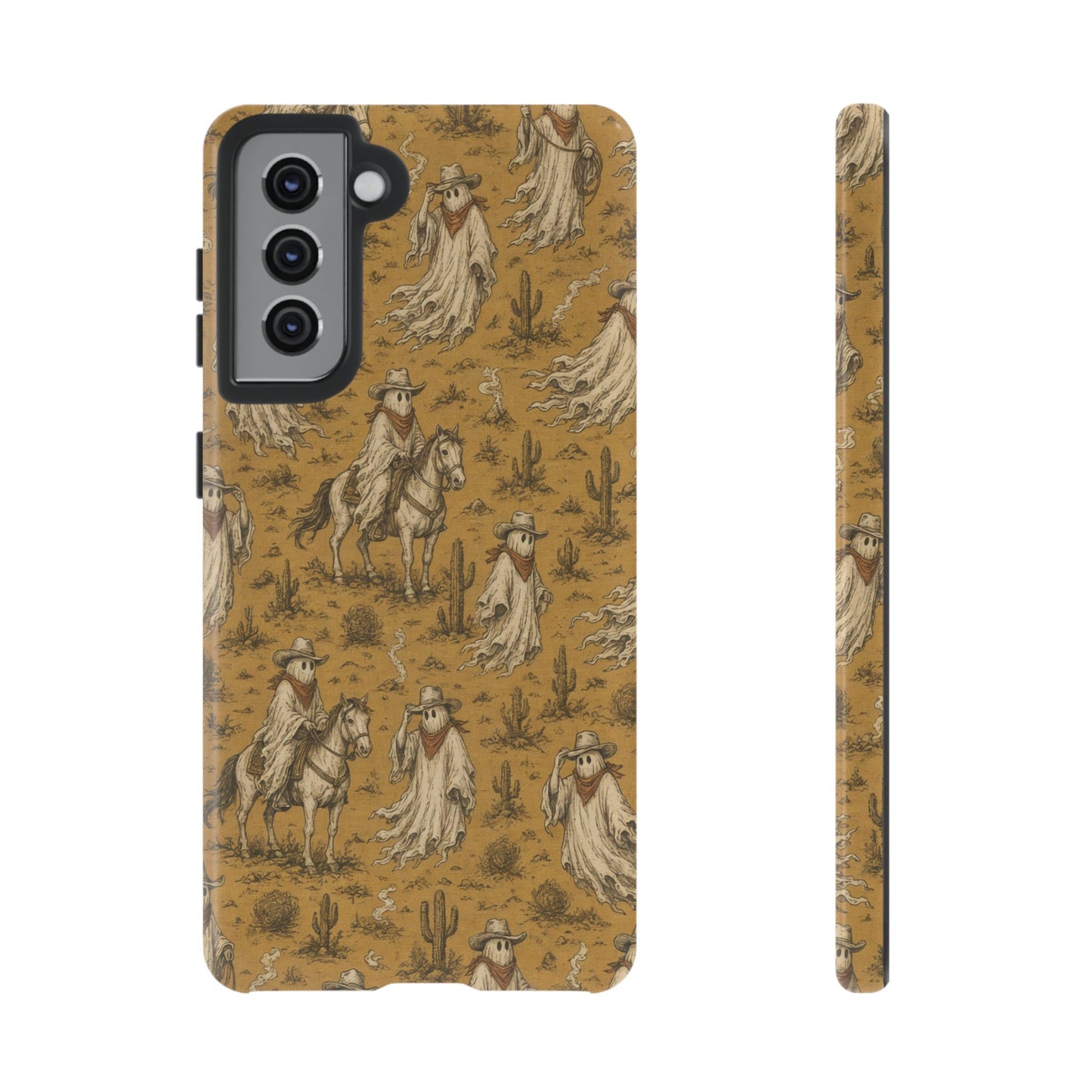 Ghost Cowboy Toile Tough Case