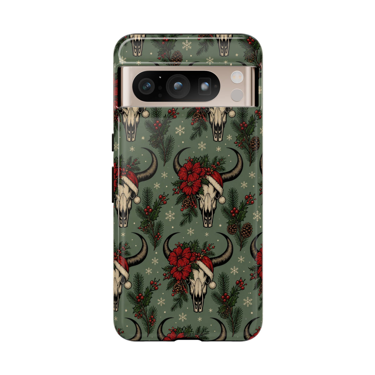 Santa Bull Skulls Tough Case