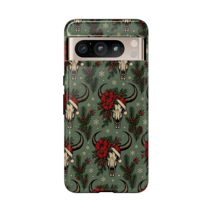 Santa Bull Skulls Tough Case