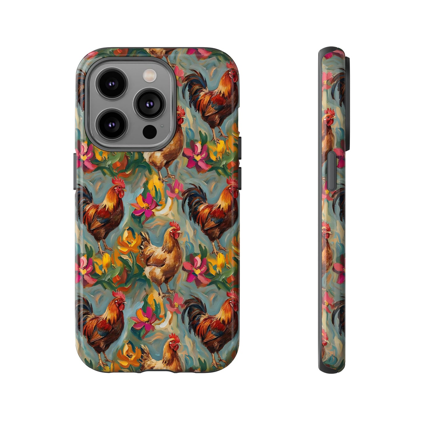Painted Chickens Tough Case