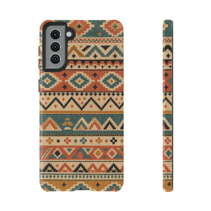 Stacked Aztec Tough Case