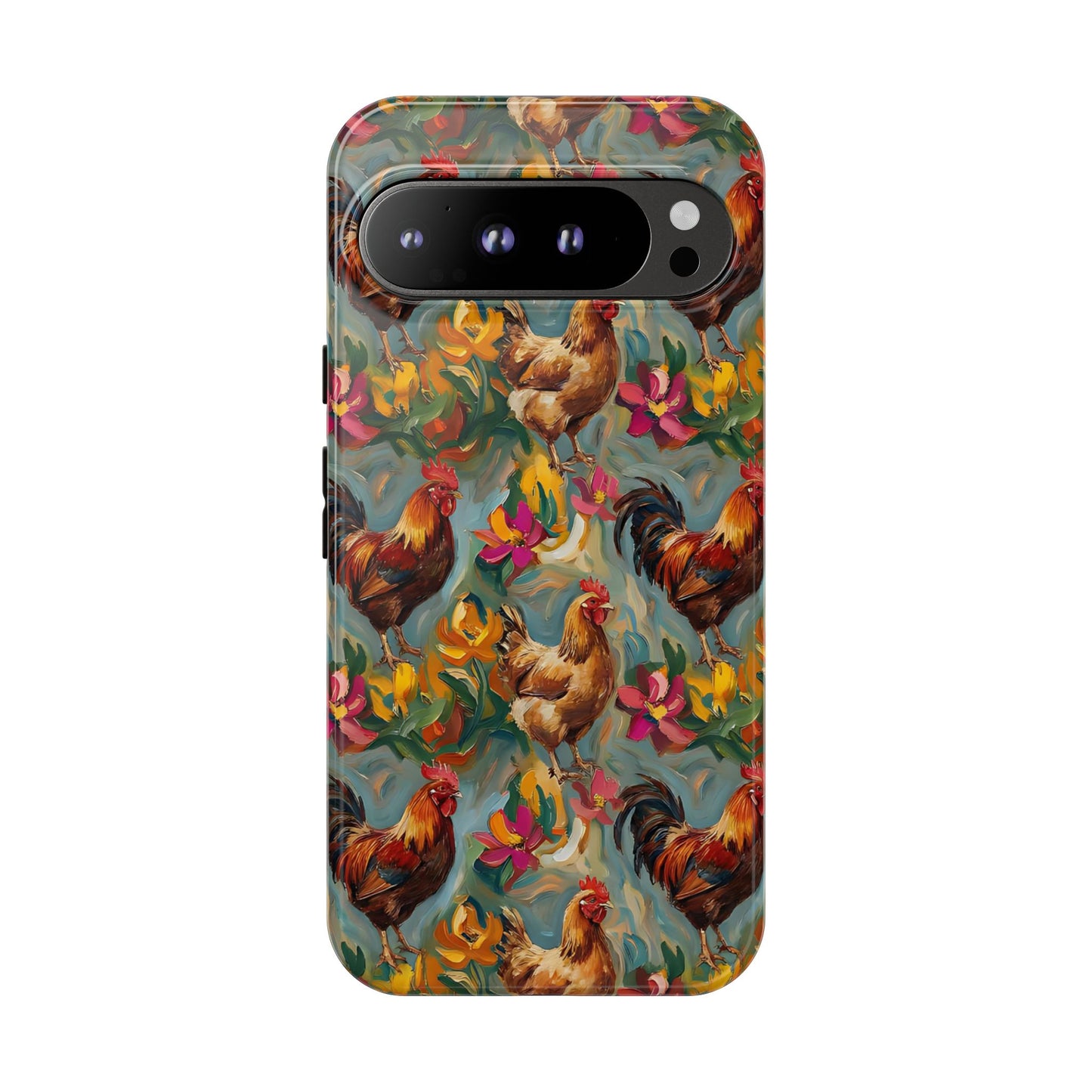Painted Chickens Tough Case
