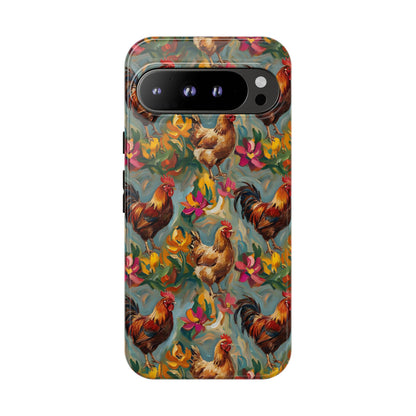 Painted Chickens Tough Case