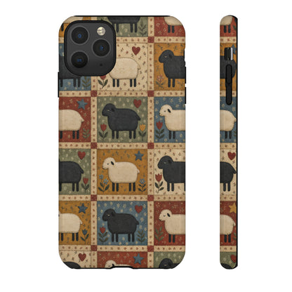 Sheep Quilt Tough Case