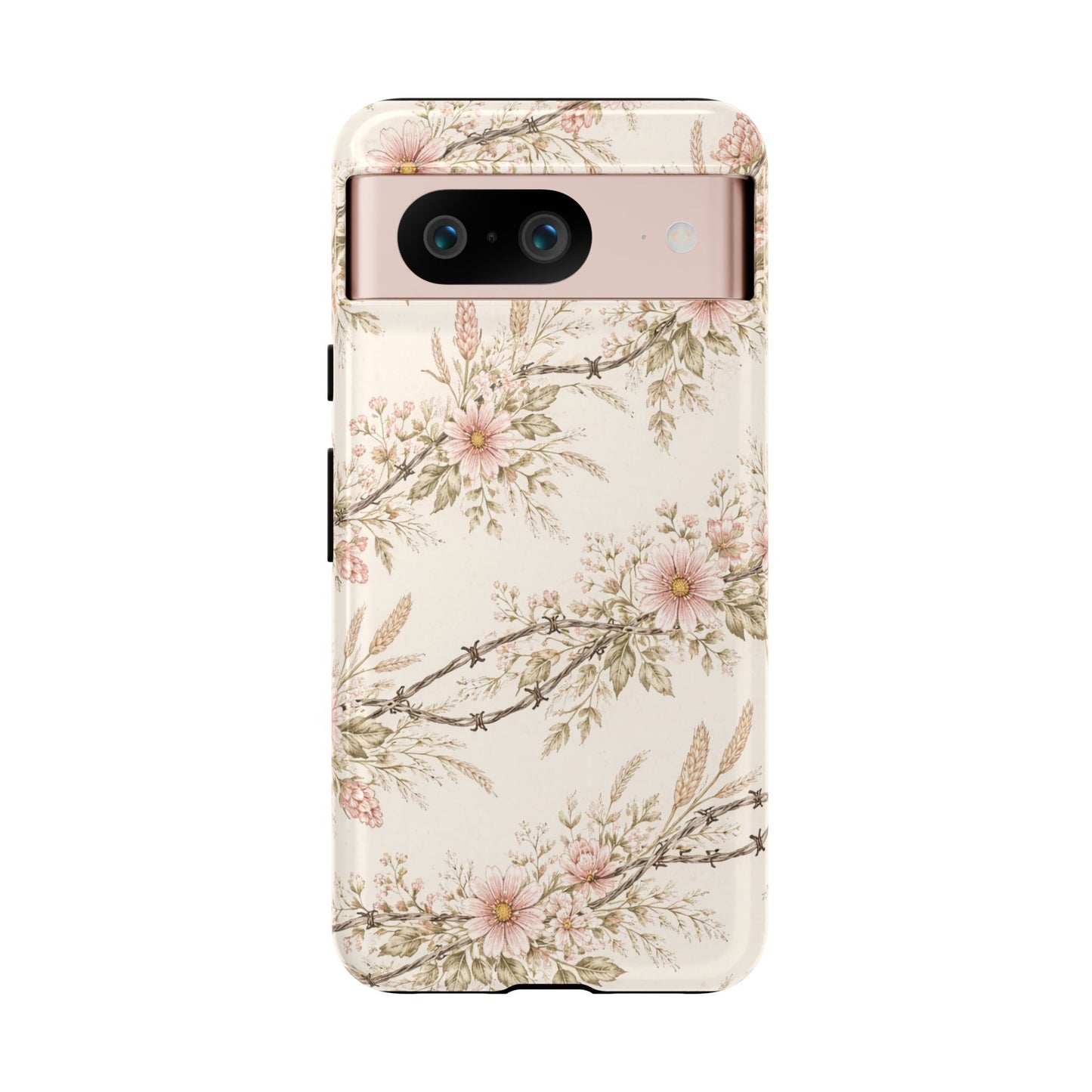 Floral Barbed Wire Tough Case
