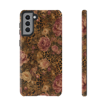 Leopard Floral Tough Case