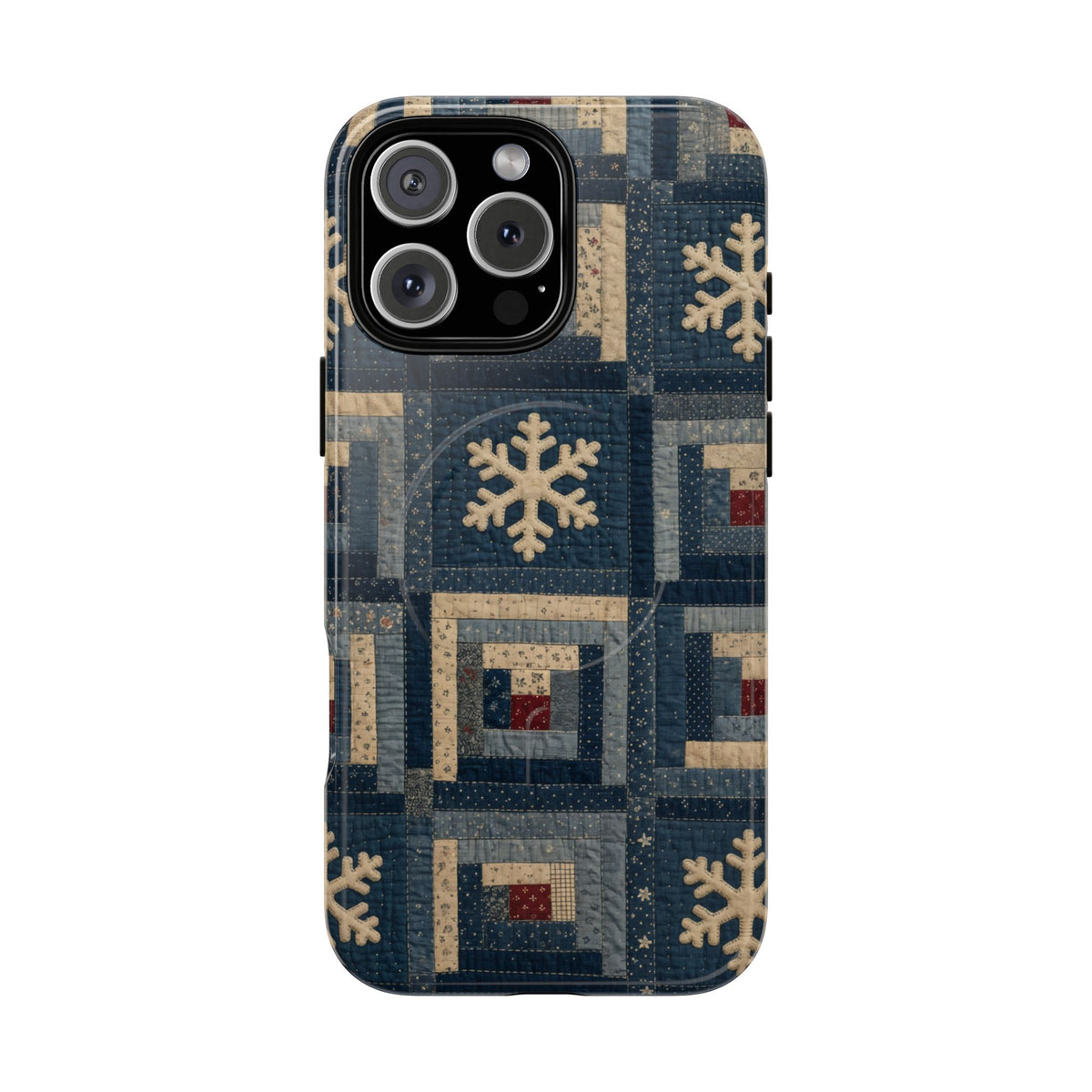 Snowflake Quilt Magnetic Case