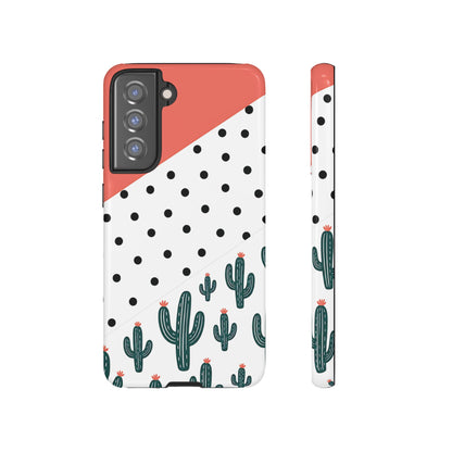 Polka Dot Cactus Tough Case