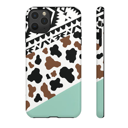 Mint Aztec Cowhide Tough Case