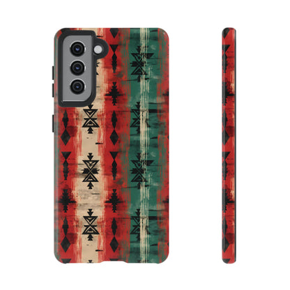 Christmas Grunge Aztec Tough Case