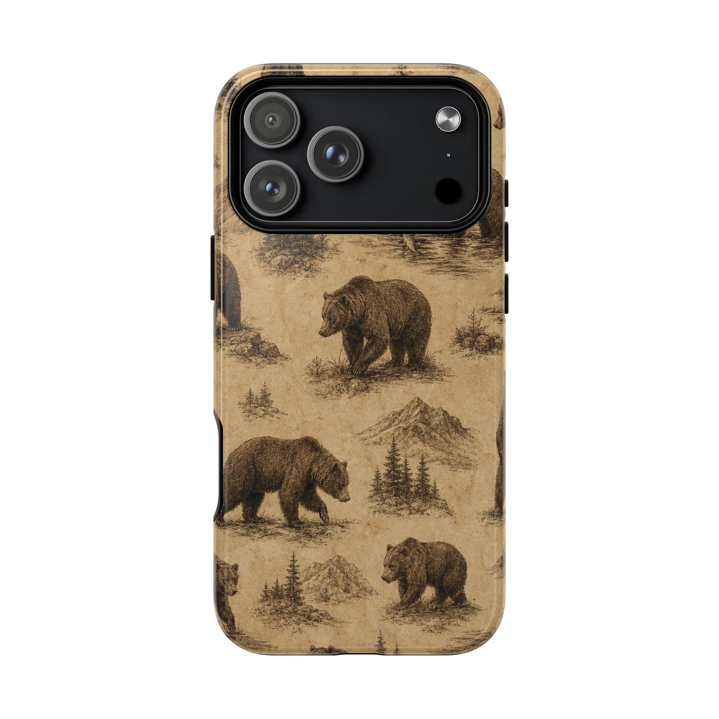 Vintage Bear Magnetic Case