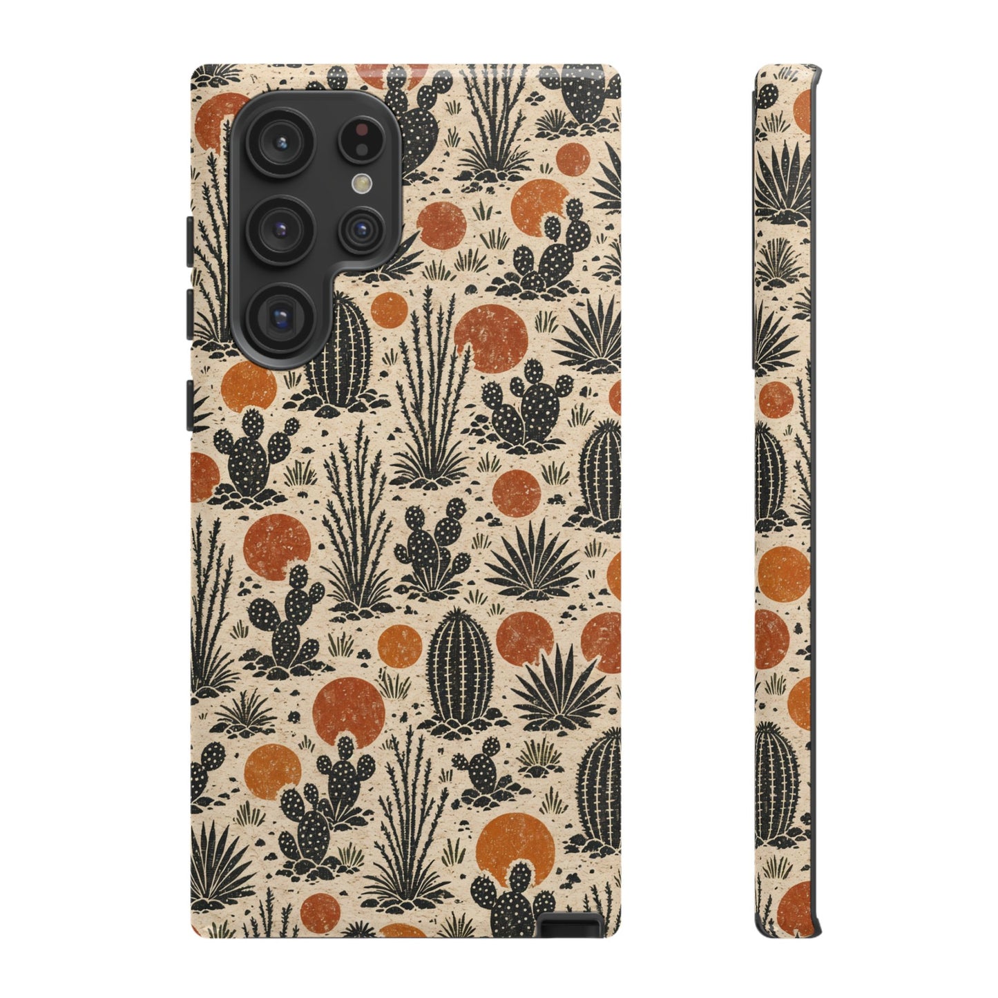 Linocut Desert Tough Case