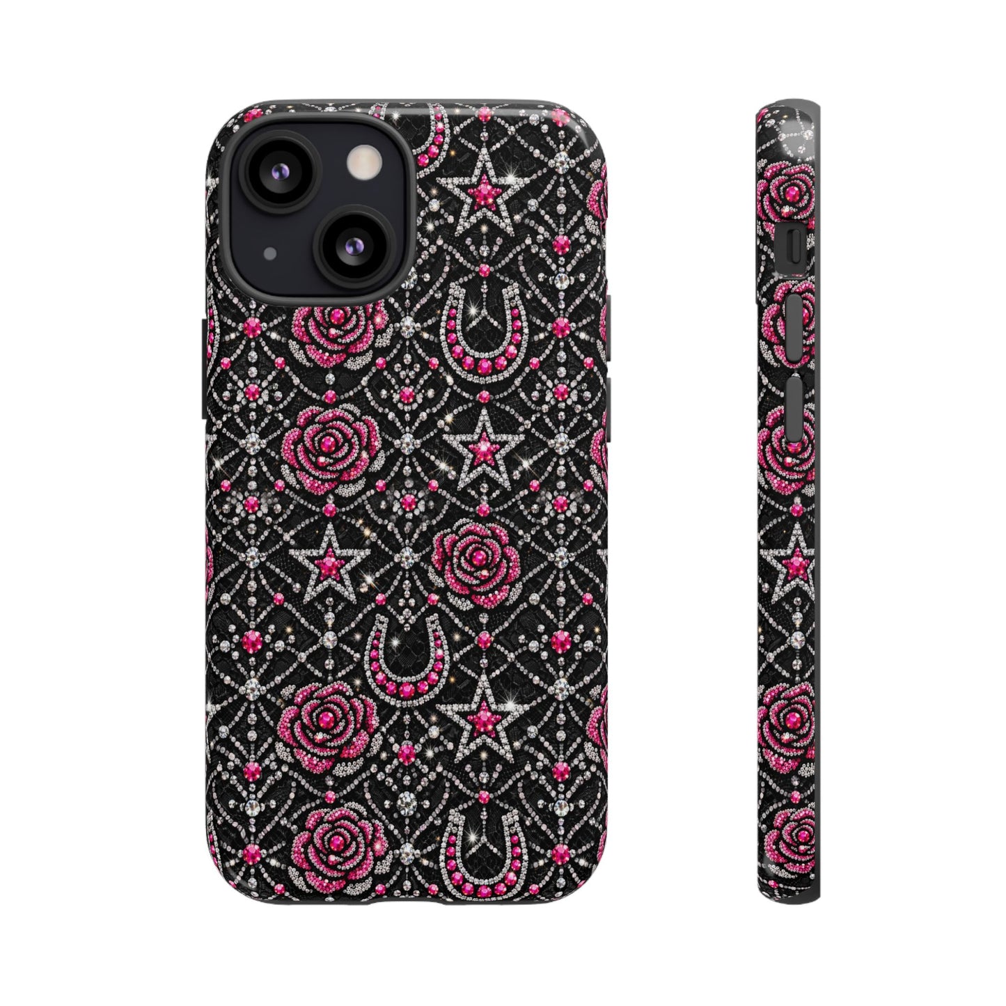Rhinestone Rose Tough Case