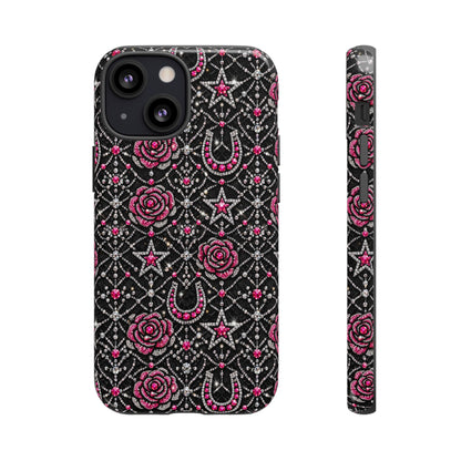 Rhinestone Rose Tough Case