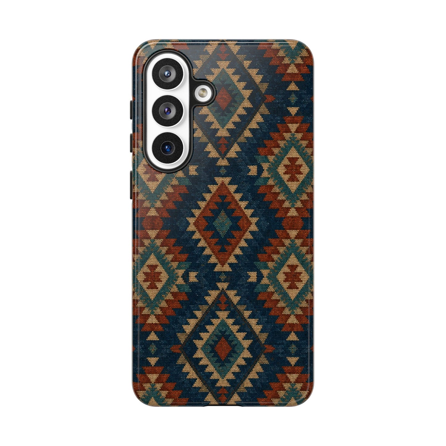 Navy Aztec Tough Case