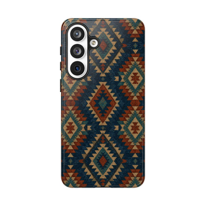 Navy Aztec Tough Case