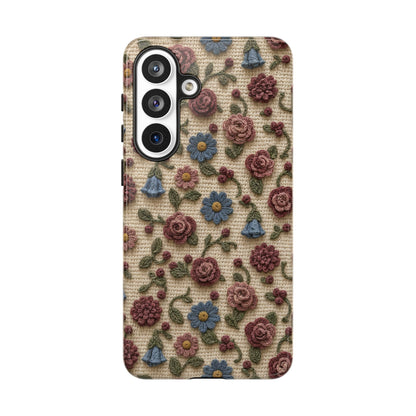 Crochet Flower Garden Tough Case