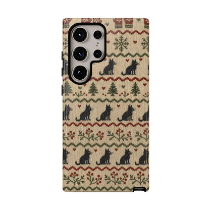 Black Cat Sweater Tough Case