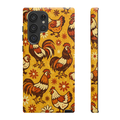 Retro Chickens Tough Case