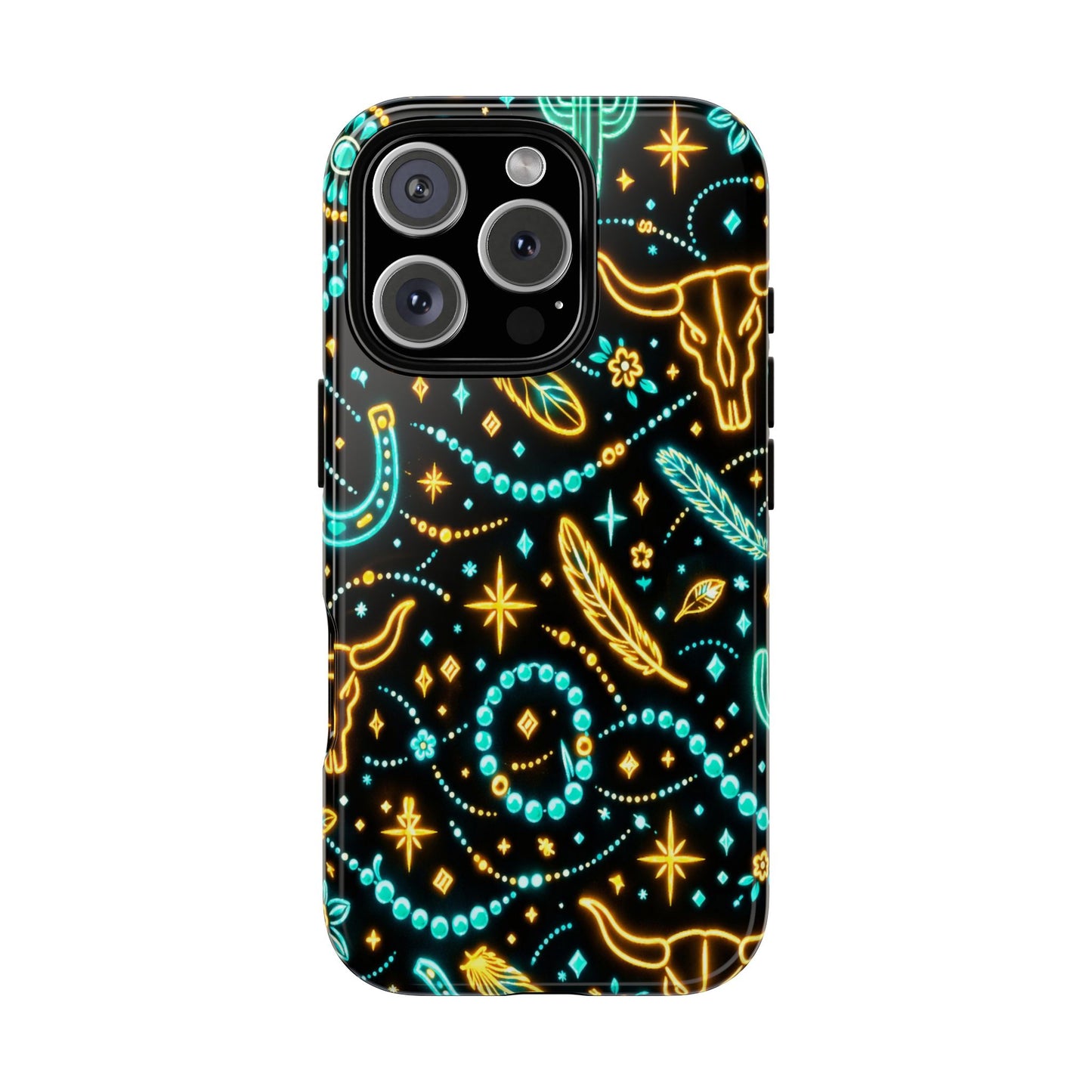 Neon Turquoise Tough Case
