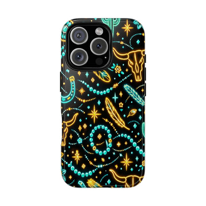 Neon Turquoise Tough Case