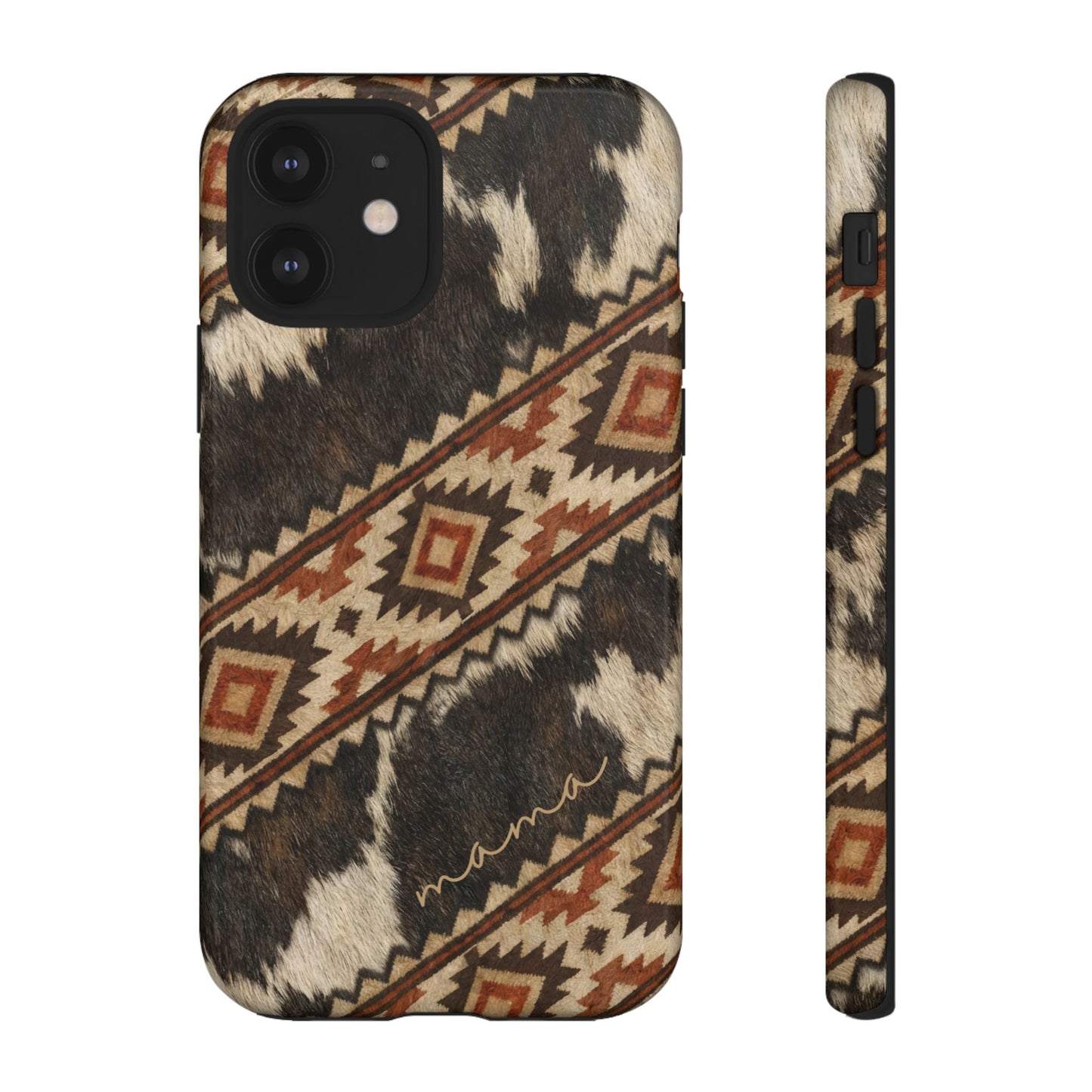 Cowhide Aztec Mama Tough Case
