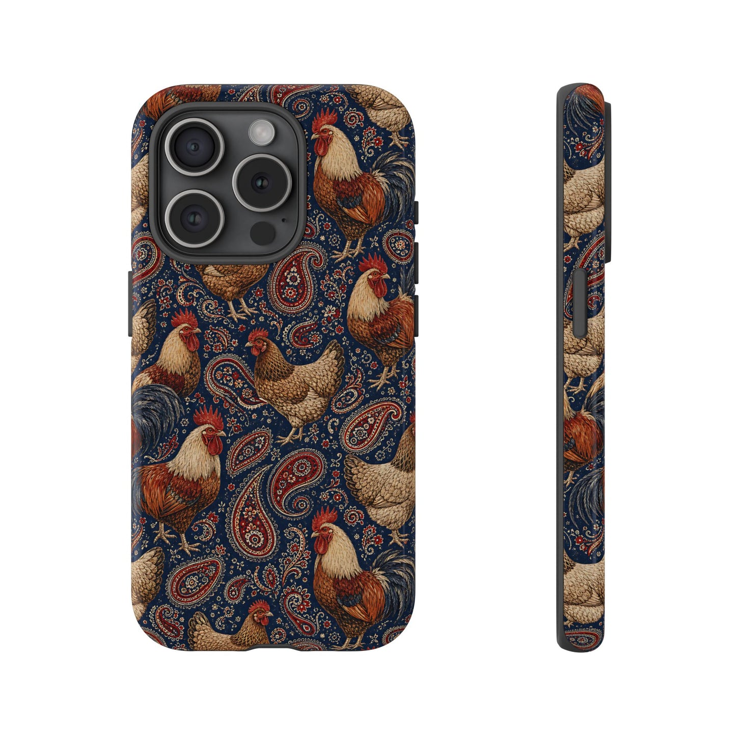 Patriotic Paisley Chickens Tough Case