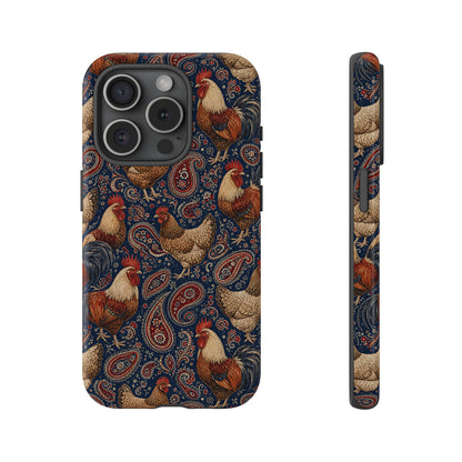 Patriotic Paisley Chickens Tough Case
