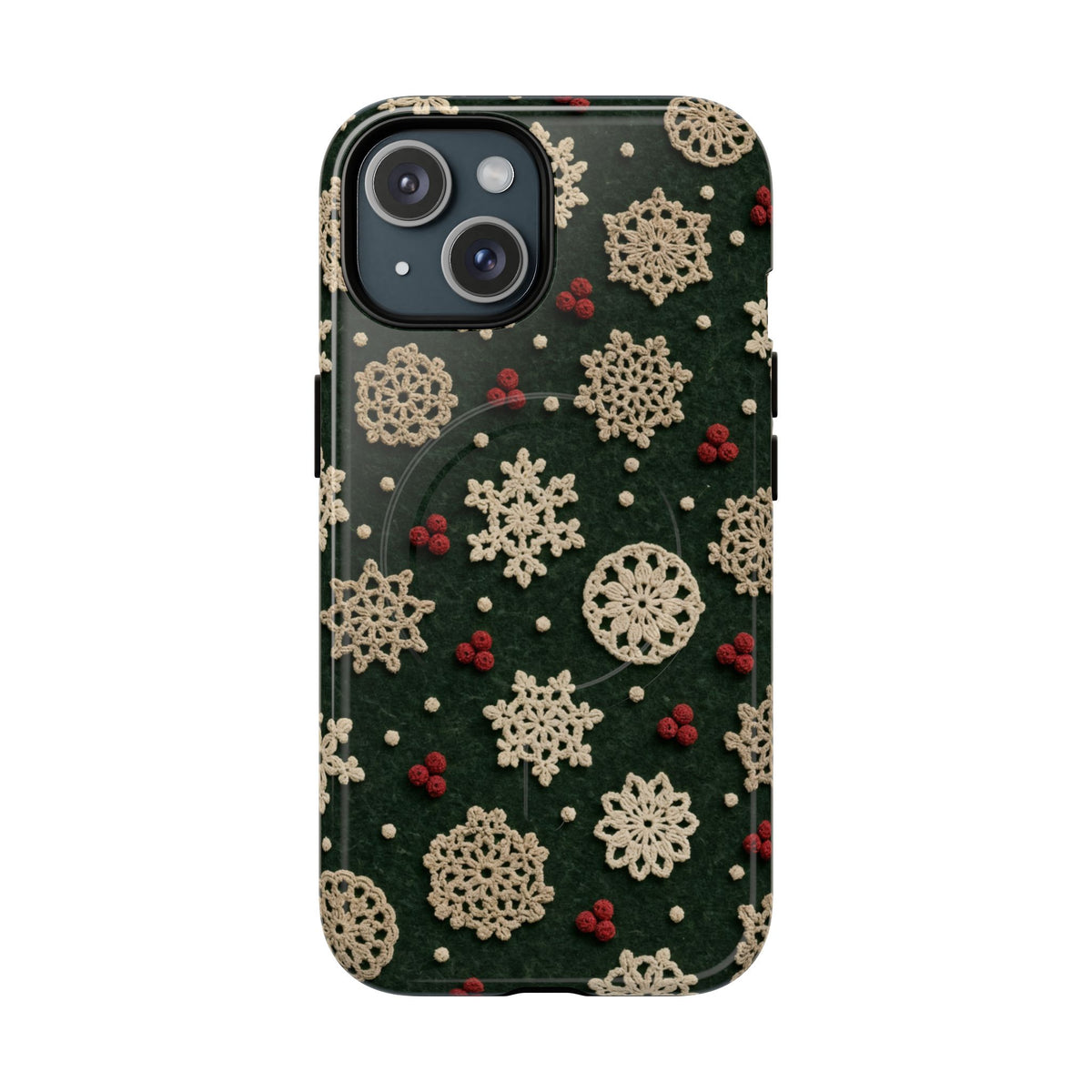 Crochet Snowflakes Magnetic Case