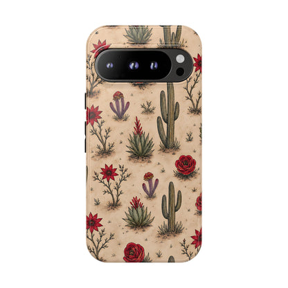 Red Bloom Desert Tough Case