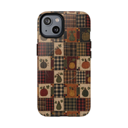 Plaid Pumpkin Magnetic Case