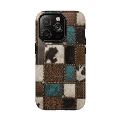Tooled Hide Magnetic Case