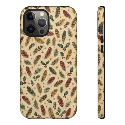 Christmas Feathers Tough Case