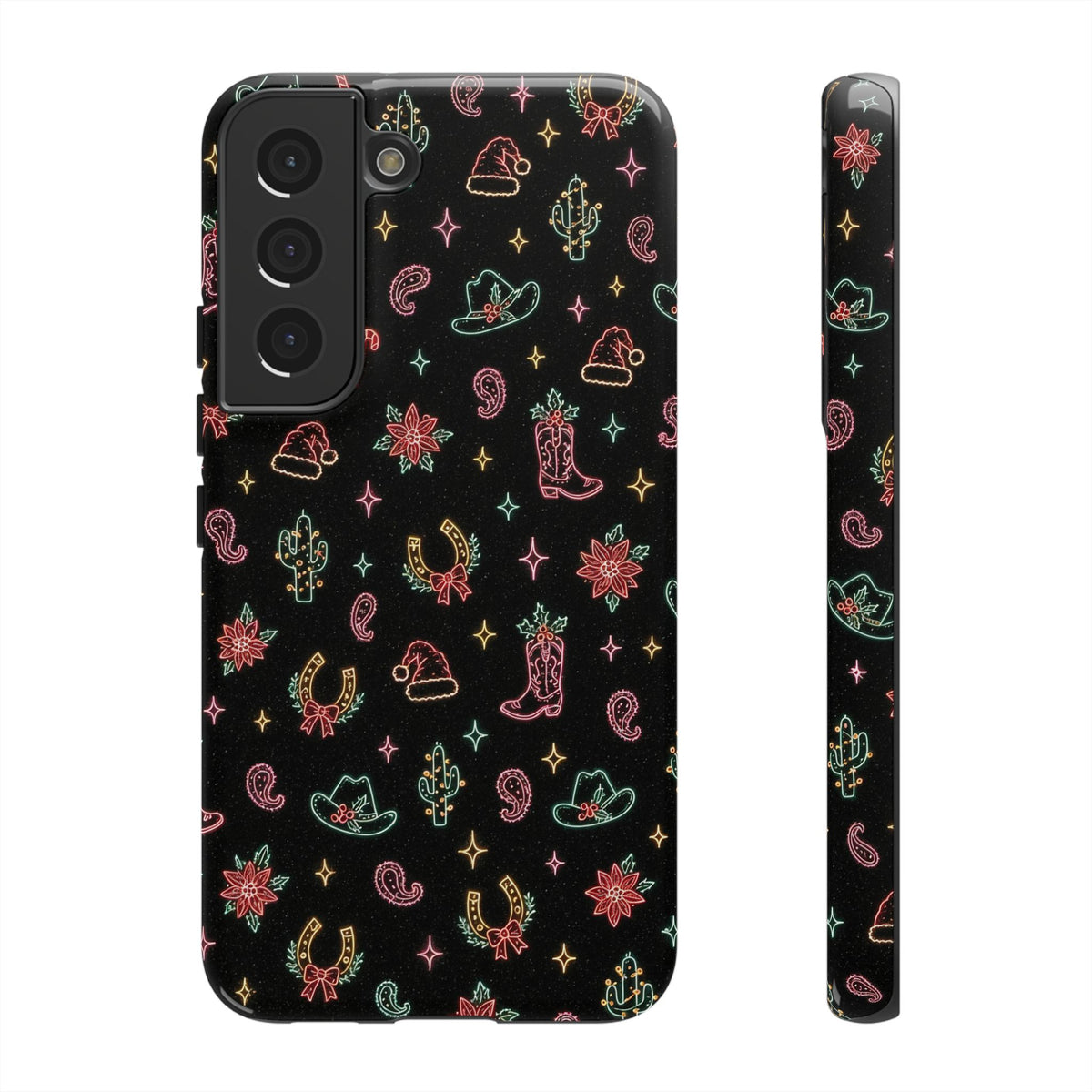 Neon Holiday Doodles Tough Case