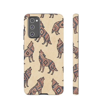 Rose Aztec Wolf Tough Case