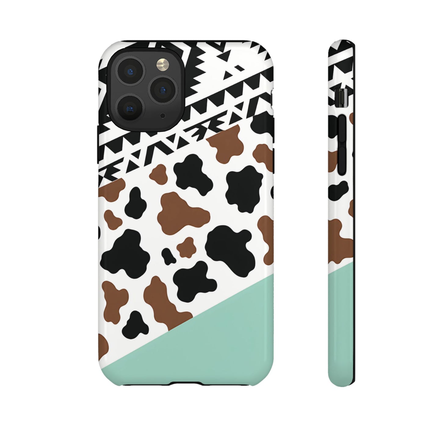 Mint Aztec Cowhide Tough Case