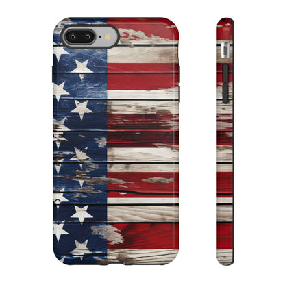 Wood Stars Stripes Tough Case