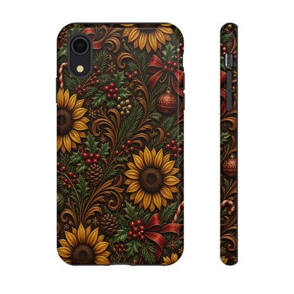 Christmas Sunflowers Tough Case