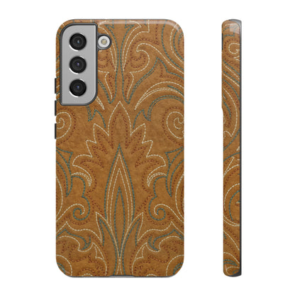 Boot Stitch Tan Tough Case