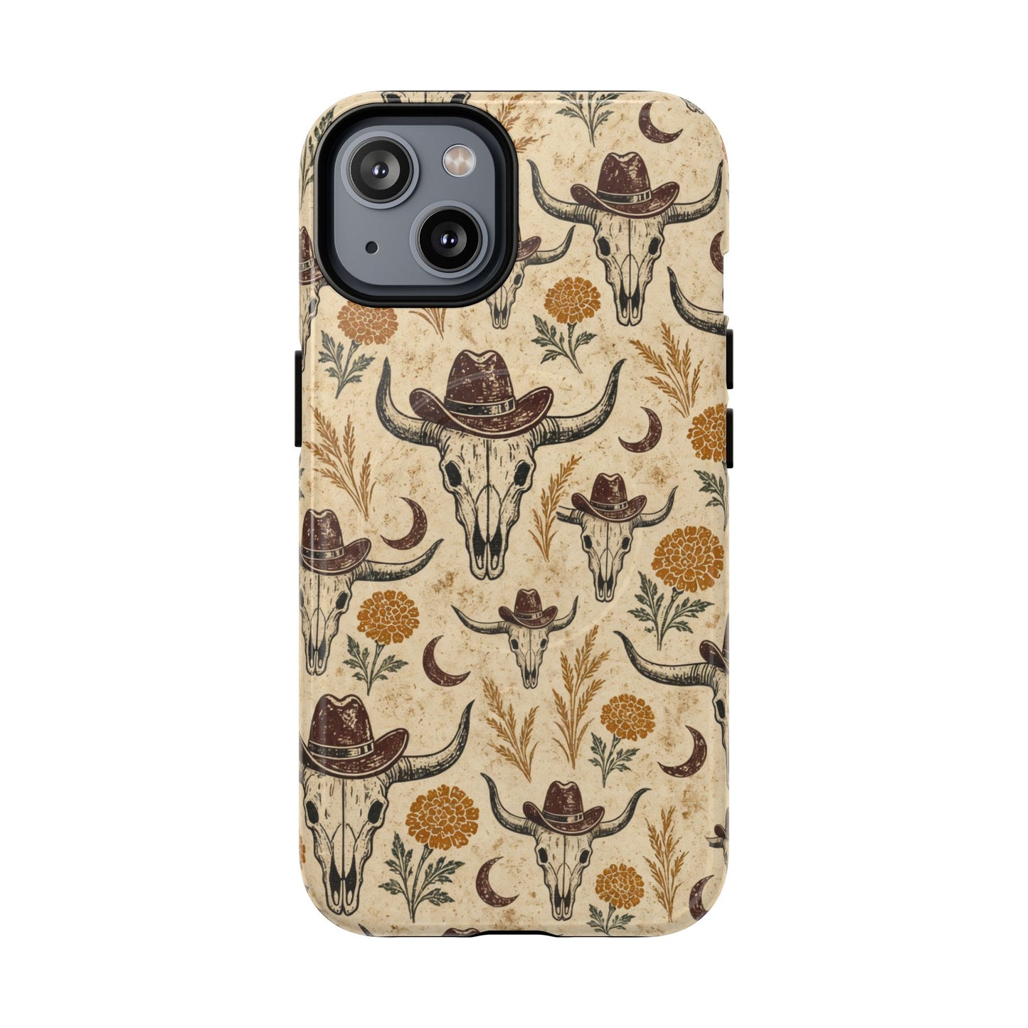 Marigold Skull Magnetic Case