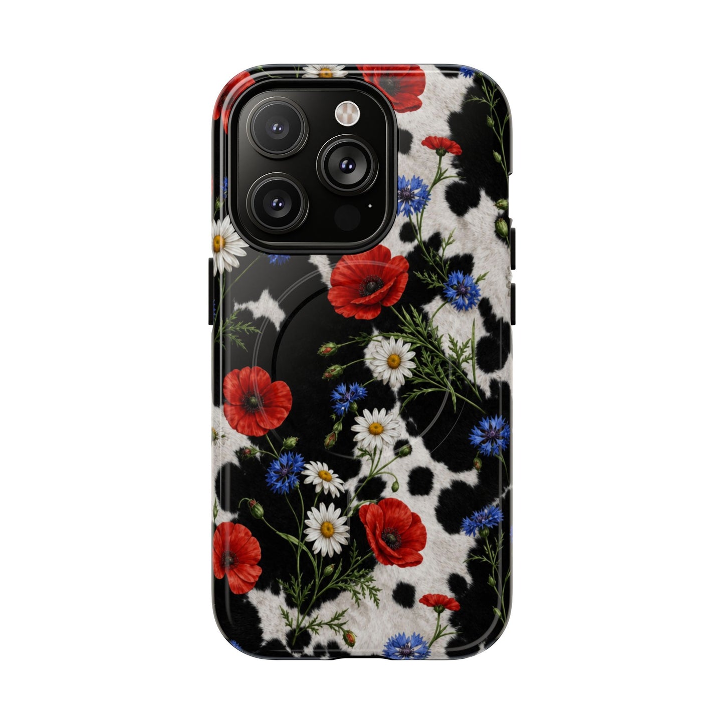 Cowhide Patriot Bloom Magnetic Case