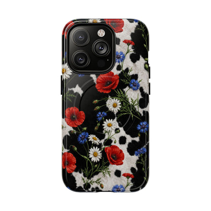 Cowhide Patriot Bloom Magnetic Case