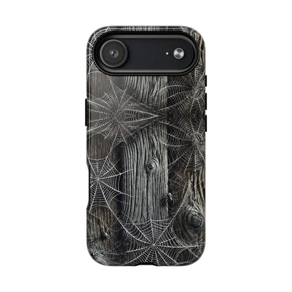 Spiderwebs Barnwood Magnetic Case