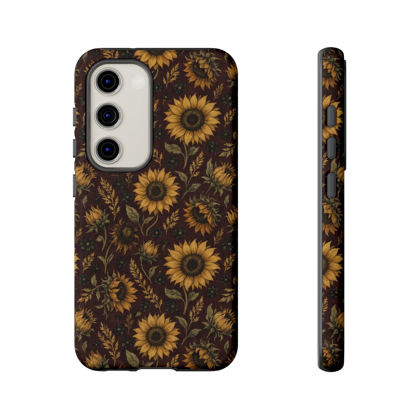 Burgundy Sunflowers Tough Case