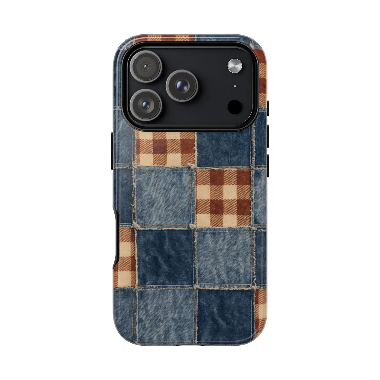 Denim Patchwork Tough Case